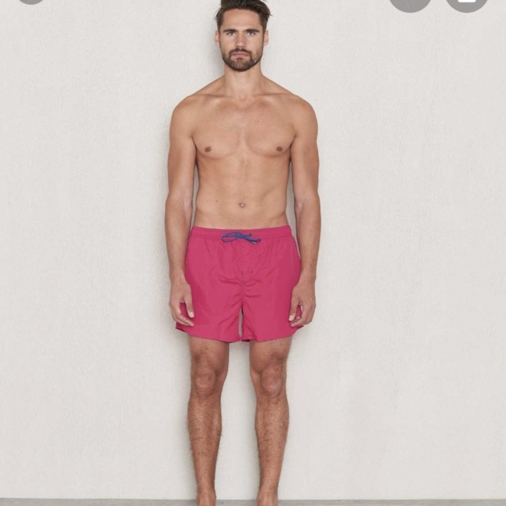Hugo Boss Lobster Swim Shorts Pink